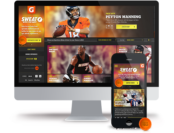 The Sweat with the Best Promotional Experience with Gatorade