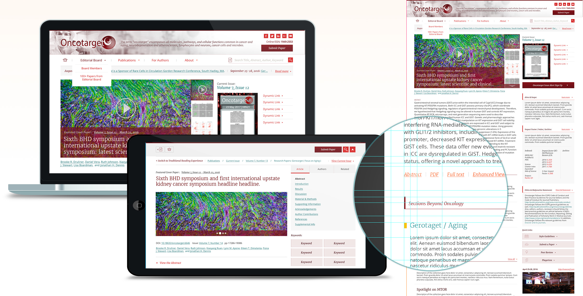 Final design of the Impact Journal Experience