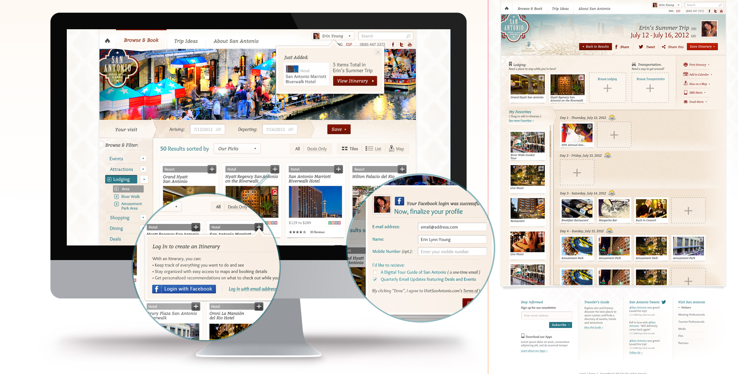 Browse and Book - Notifications and Education