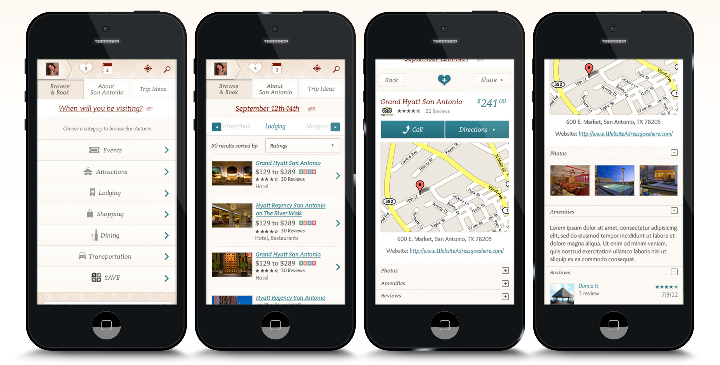 Mobile Booking Experience